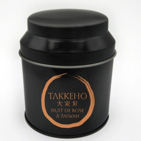 Thé noir bio à la rose de Taïwan